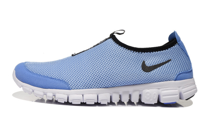 nike 3.0 chaussures de course de femmes libres nouveau bleu clair (2)